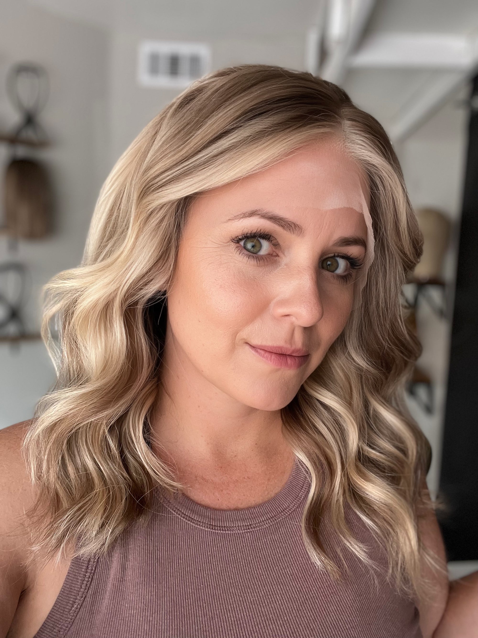 "Lexi" Transparent 14" Lace Front Wig