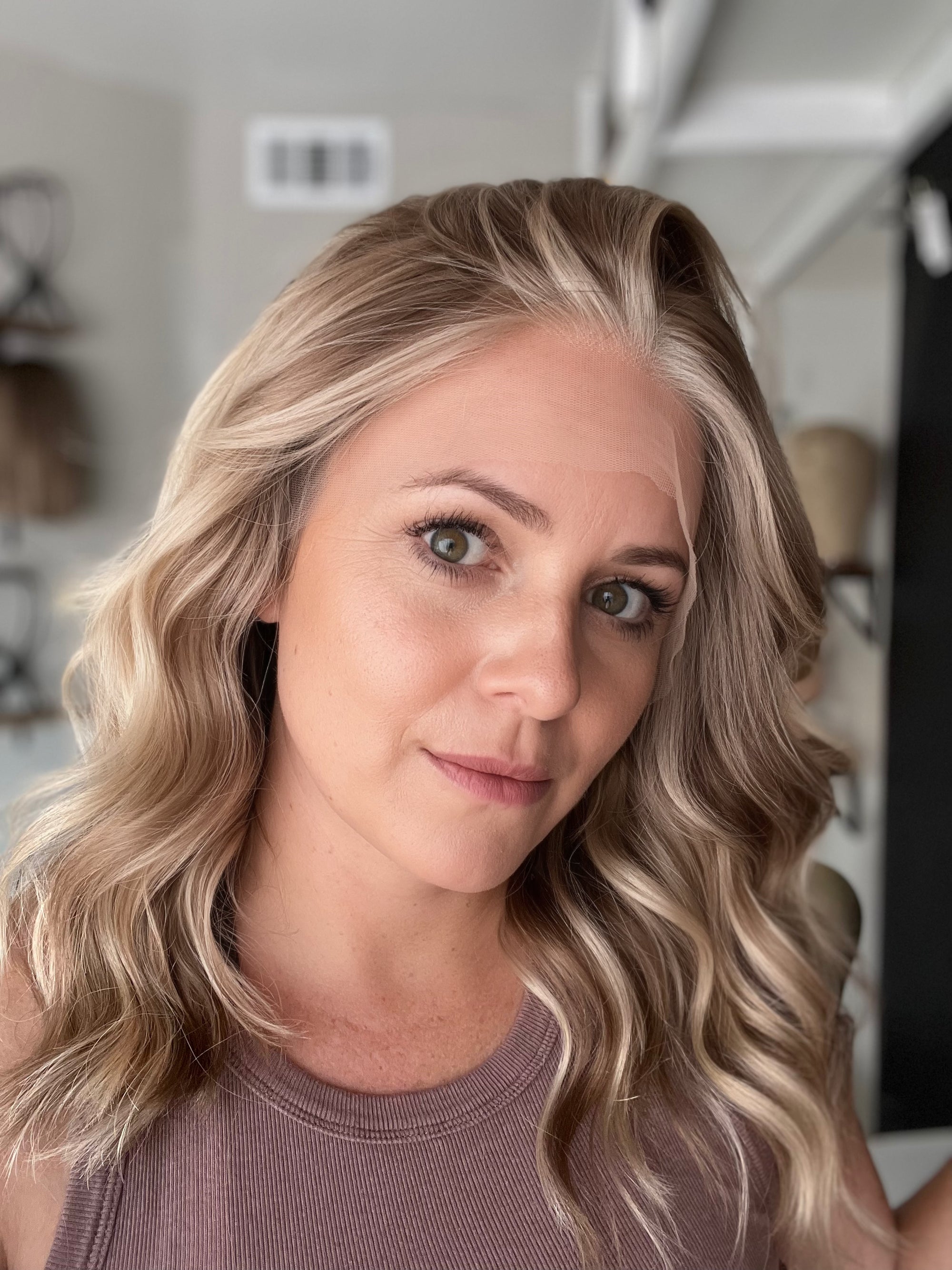 "Lexi" Transparent 14" Lace Front Wig