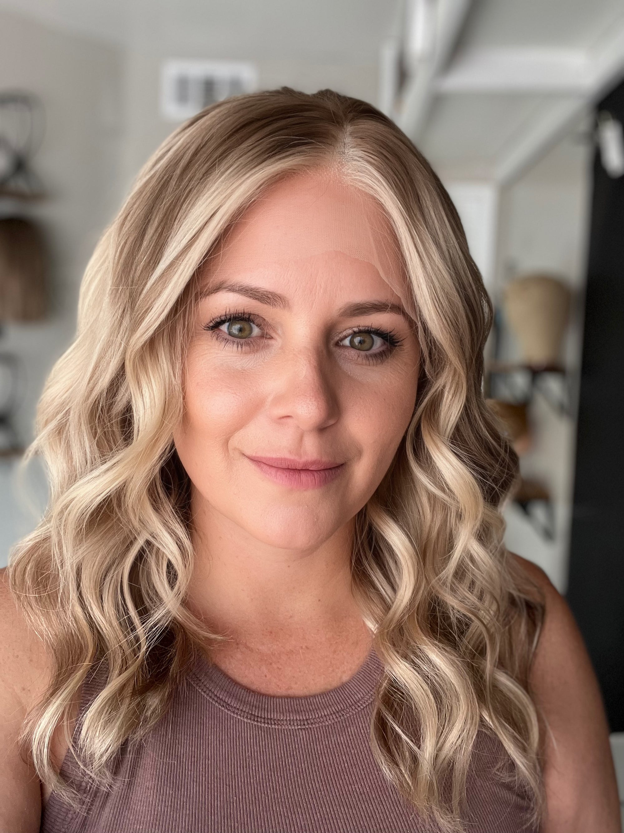 "Lexi" Transparent 14" Lace Front Wig