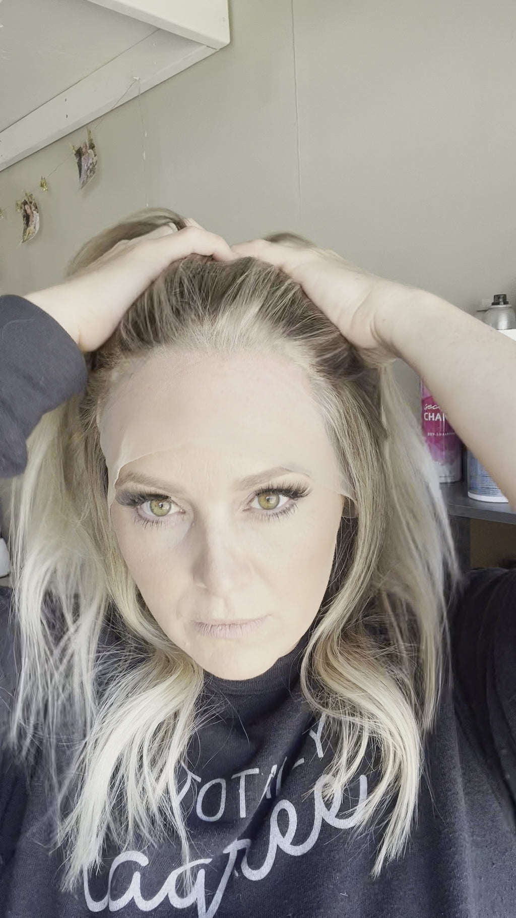 "Susan" Small HD 16" Full Lace Wig